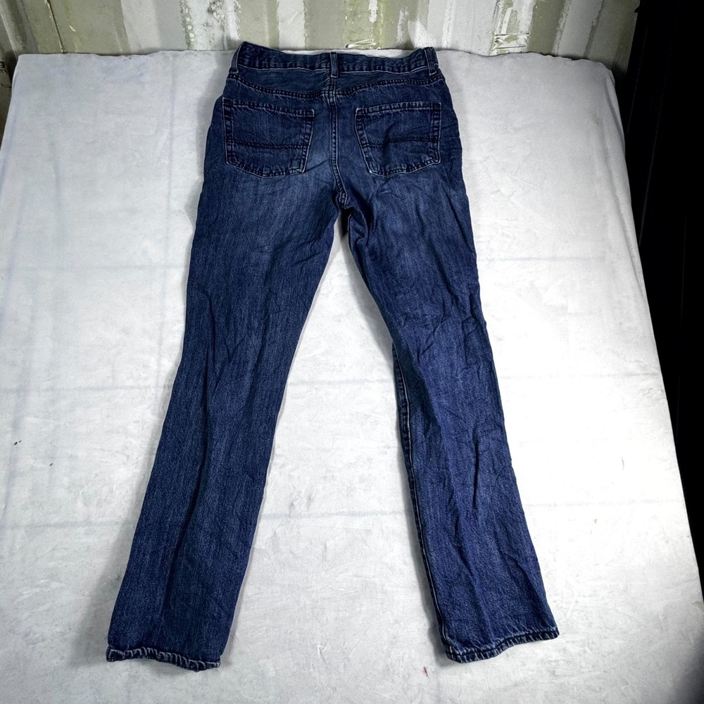 Womens Jeans 18 Blue Denim Medium Wash 5 Pockets Everyday Essential Straight Leg